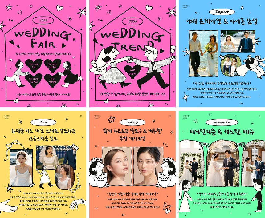 카드뉴스 4:5 템플릿 예시