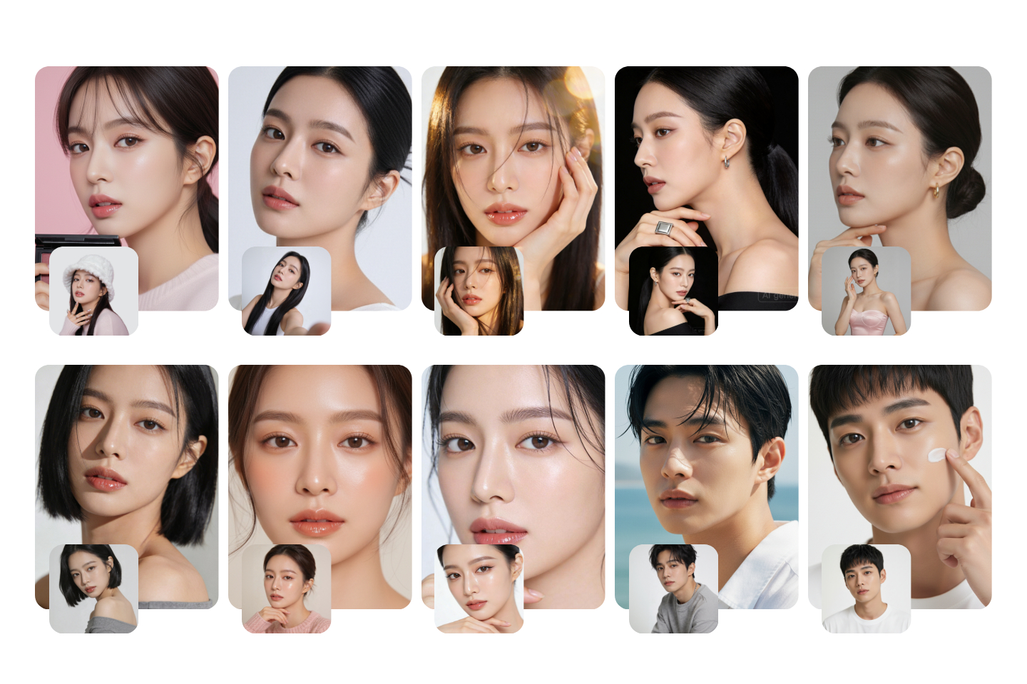 새롭게 추가된 AI 모델 목록 화면