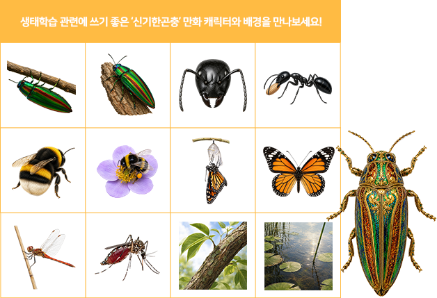 추가된 만화 캐릭터 242개 예시 세 번째