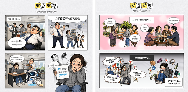 시사만평 템플릿 예시 두 번째