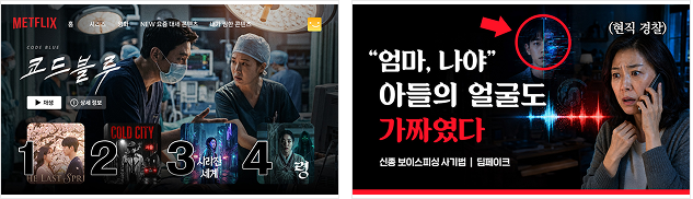 유튜브 썸네일 템플릿 2개 예시