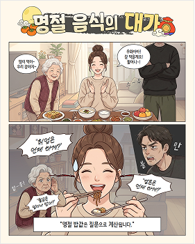 시사만평 템플릿 예시
